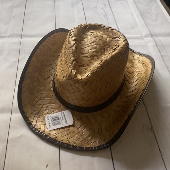 🆕 Straw Rolled Brim Cowboy Hat - Picture 3 of 8
